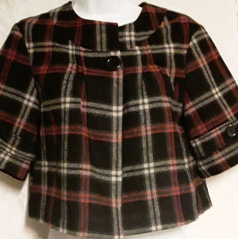 Women's Black/Red/White Short Sleeved